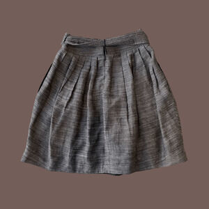 3.1 Phillip Lim Mini Skirt | Gray Boucle Linen | Size 4 | Vintage
